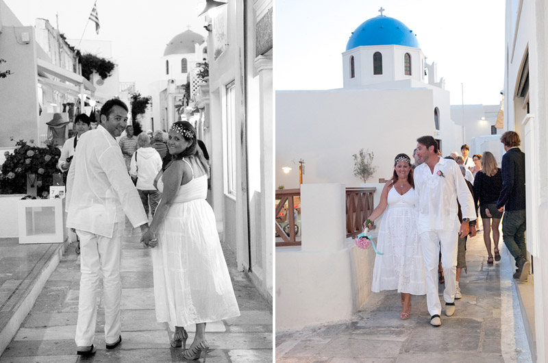 santorini weddings