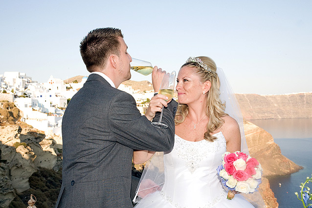 santorini wedding