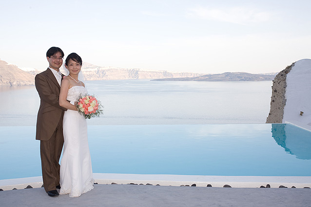 destination wedding santorini