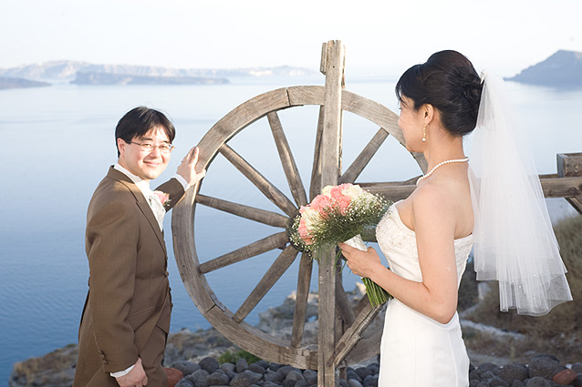 santorini weddings