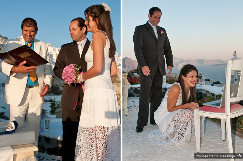 santorini weddings