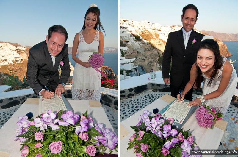 andronis luxury suites wedding santorini