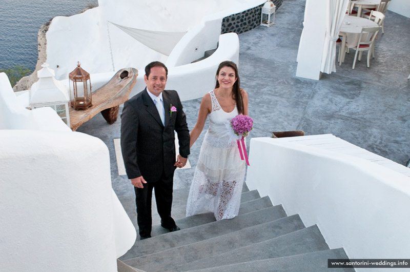 santorini weddings