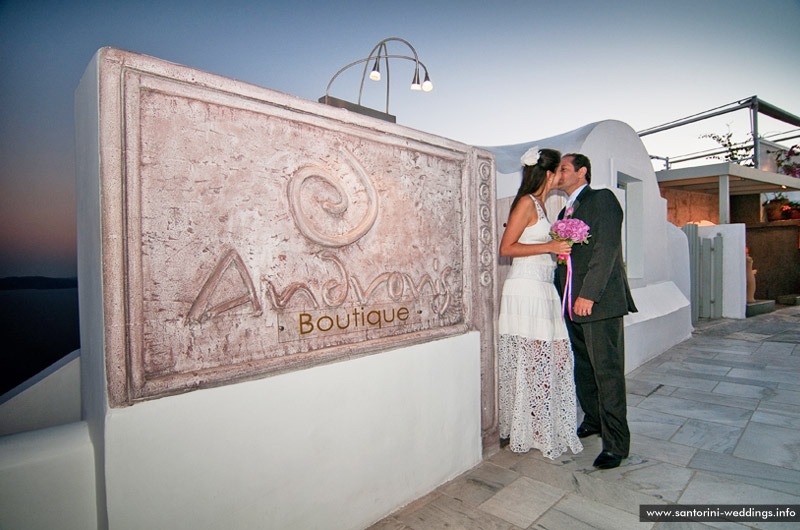 santorini weddings