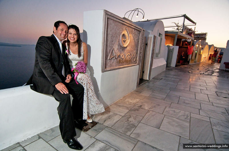 andronis luxury suites wedding santorini