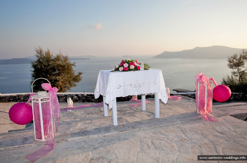 santorini weddings