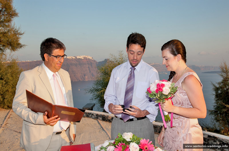 santorini weddings