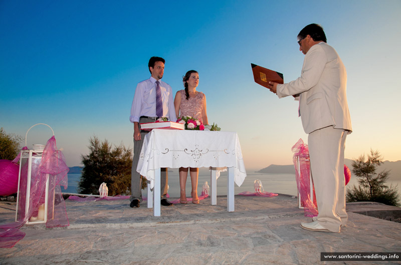 santorini weddings