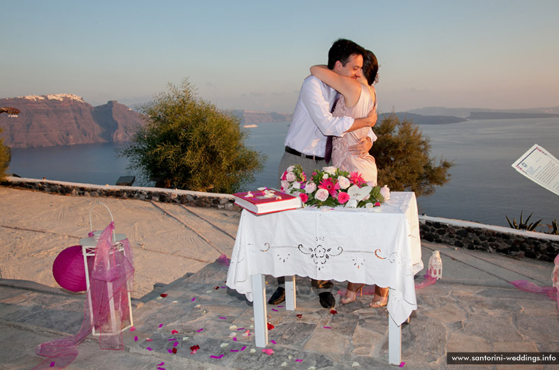 santorini weddings