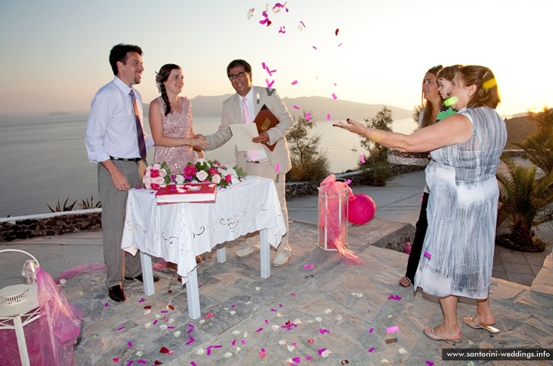 atlantida villas wedding santorini