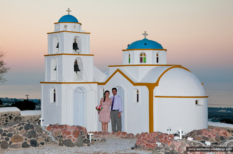 santorini weddings