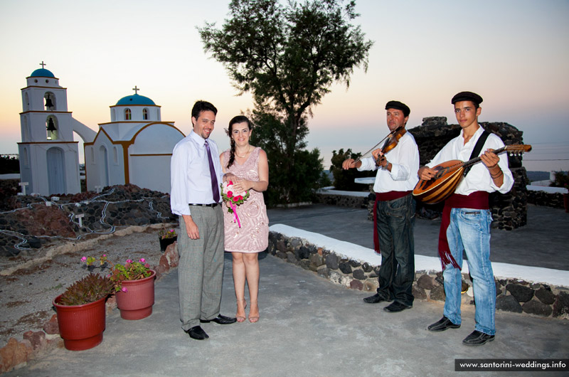 santorini weddings