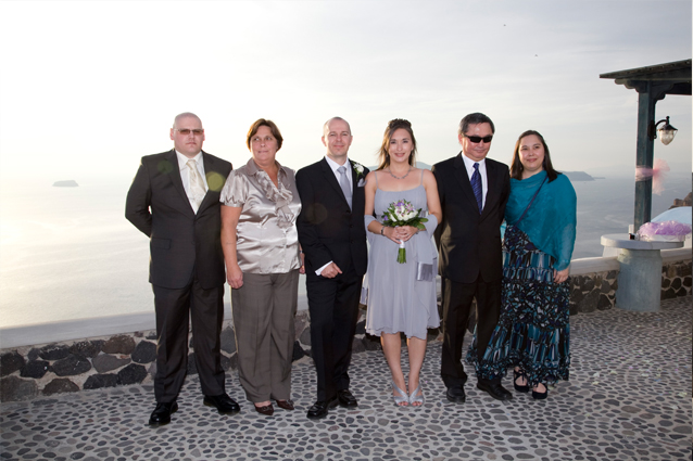 santorini greek weddings