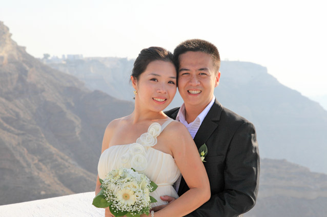 santorini wedding