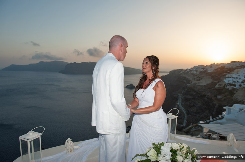 santorini weddings