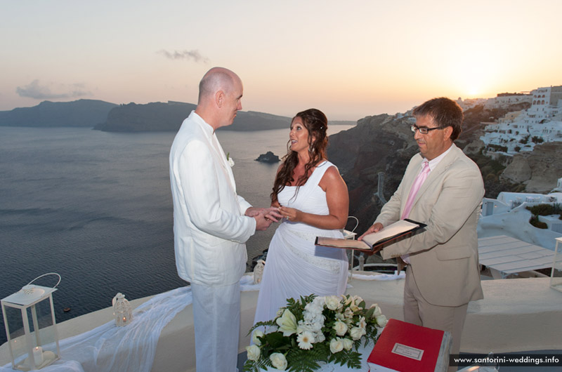 santorini weddings