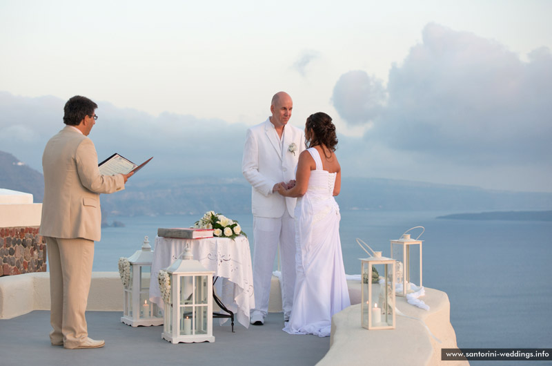 santorini weddings