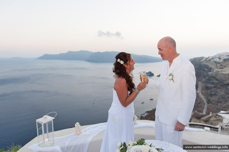 santorini weddings