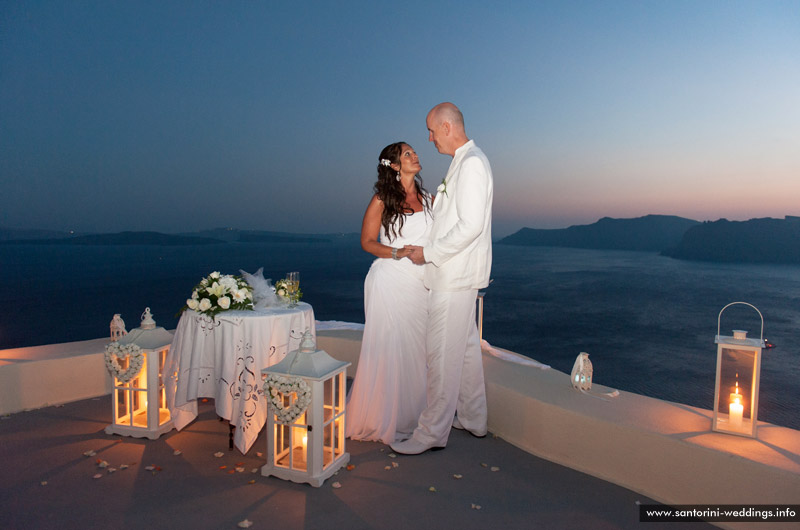 santorini weddings