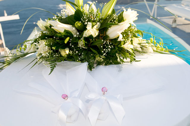 wedding table flowers decoration