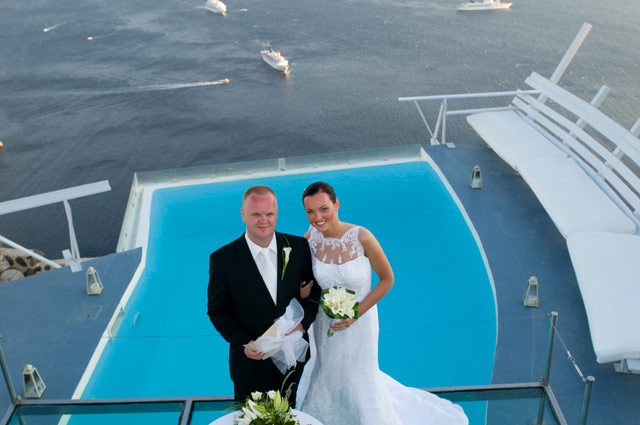 couple and panoramic view