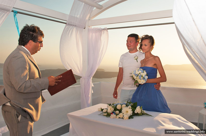 santorini weddings