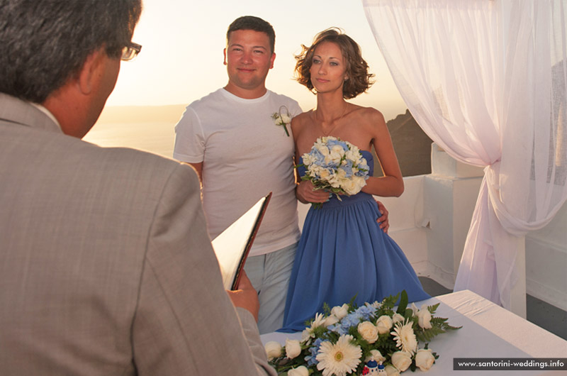 santorini weddings
