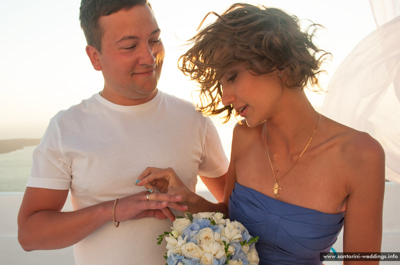 santorini weddings