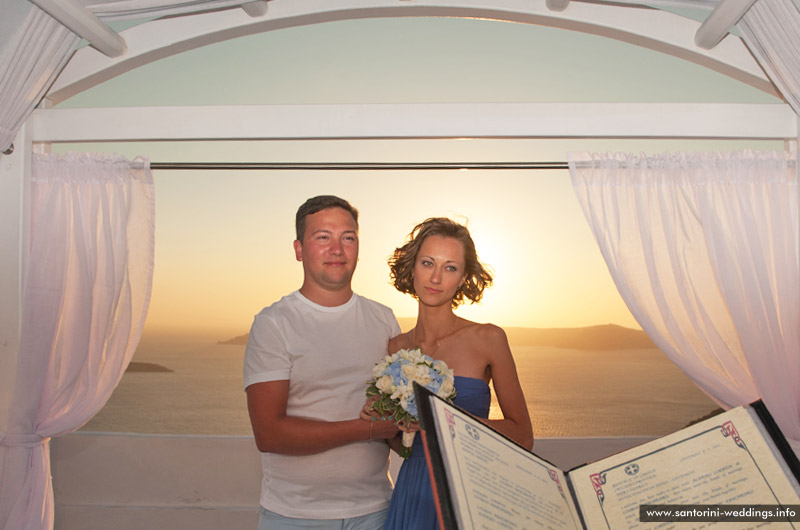 cliffside wedding