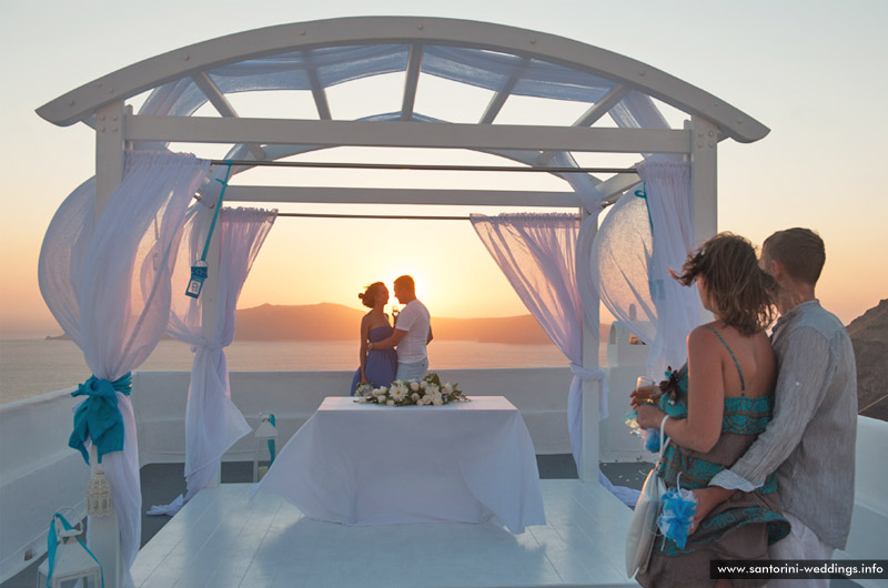 cliffside wedding