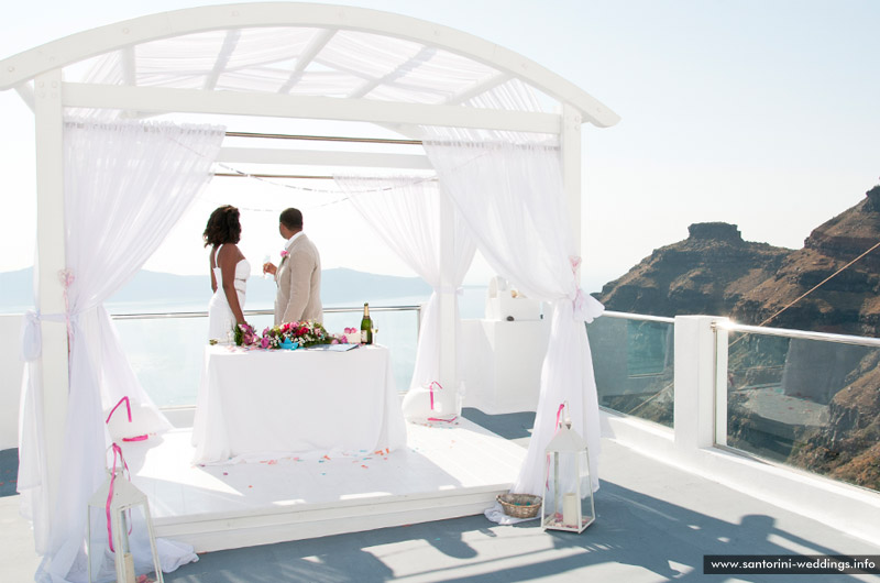 Wedding in Santorini