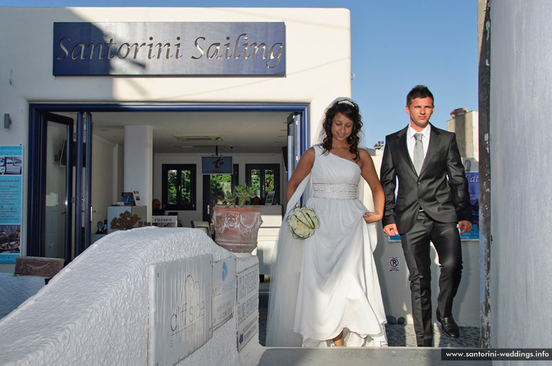 Wedding in Santorini
