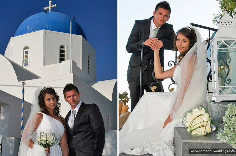 Wedding in Santorini