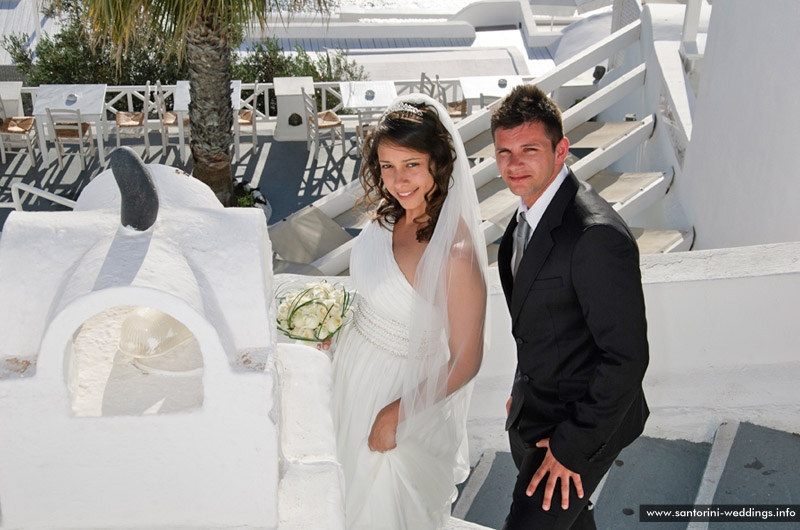 Wedding in Santorini