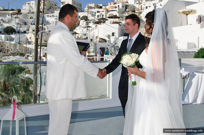 Santorini Weddings / Cliffside Suites