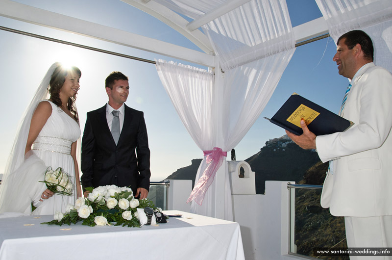 Santorini Weddings / Cliffside Suites