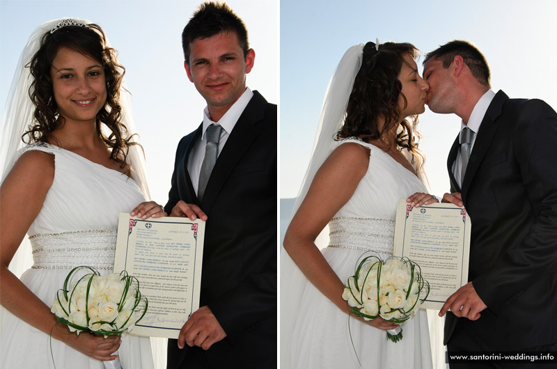 Santorini Weddings / Cliffside Suites