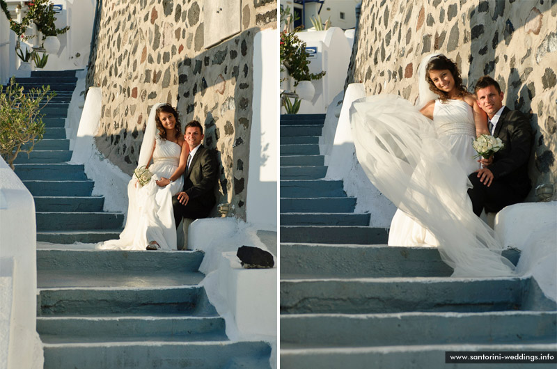 Wedding in Santorini