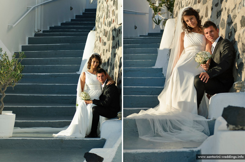 Wedding in Santorini