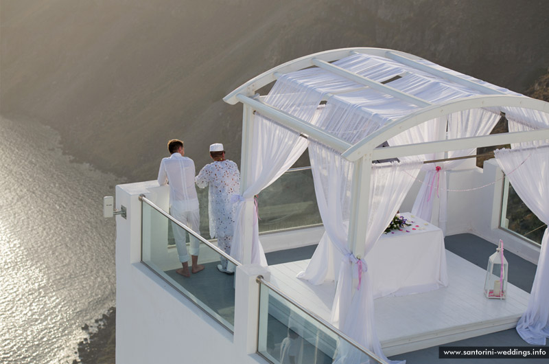 Santorini Weddings / Cliffside Suites