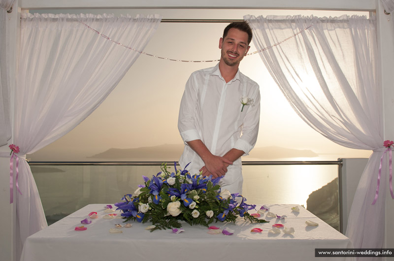 Wedding in Santorini