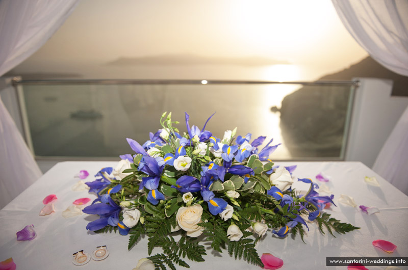 Wedding in Santorini