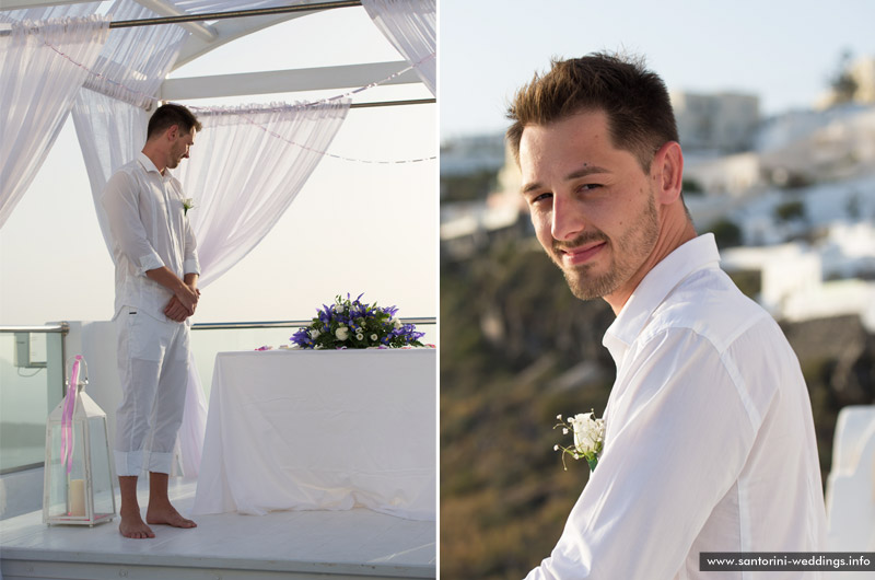 Wedding in Santorini