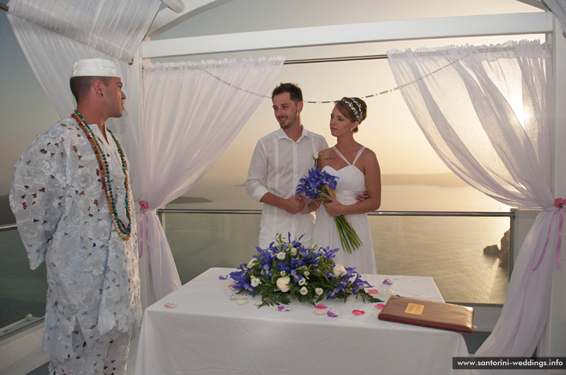 Santorini Weddings / Cliffside Suites