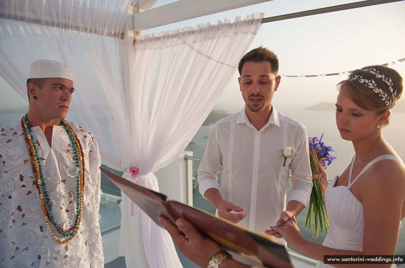 Santorini Weddings / Cliffside Suites