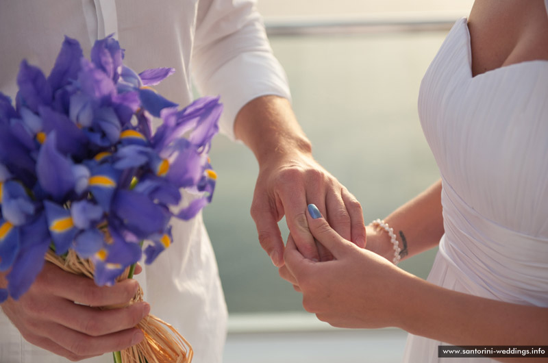 Wedding in Santorini