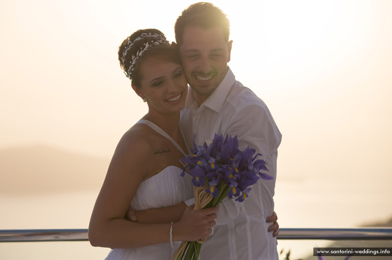 Wedding in Santorini