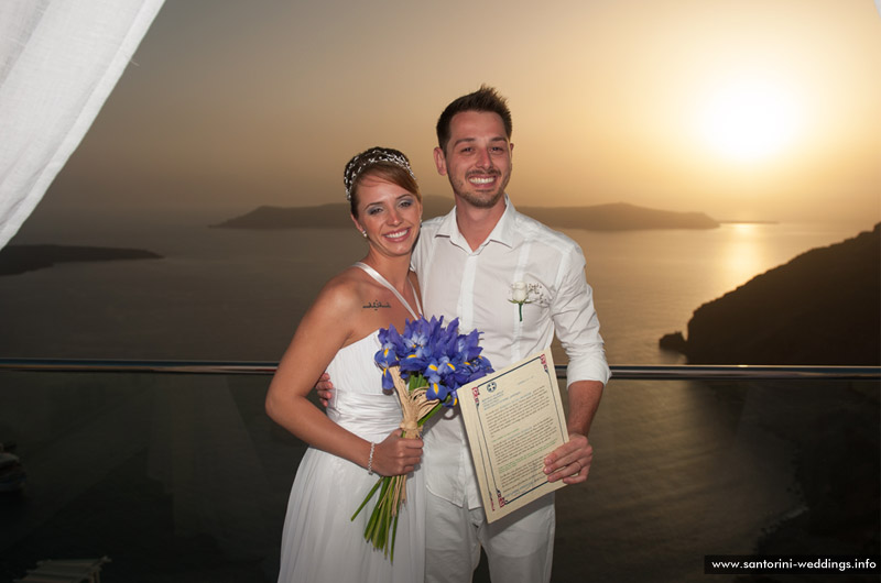 Santorini Weddings / Cliffside Suites