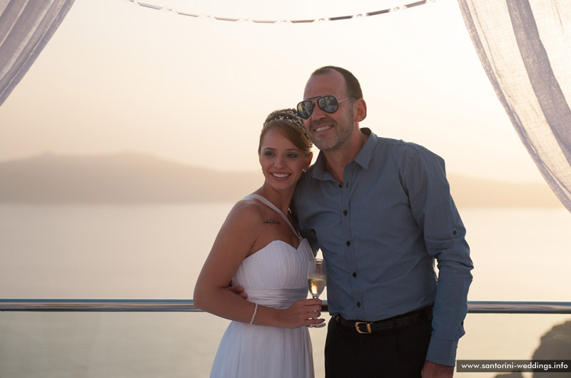 Santorini Weddings / Cliffside Suites