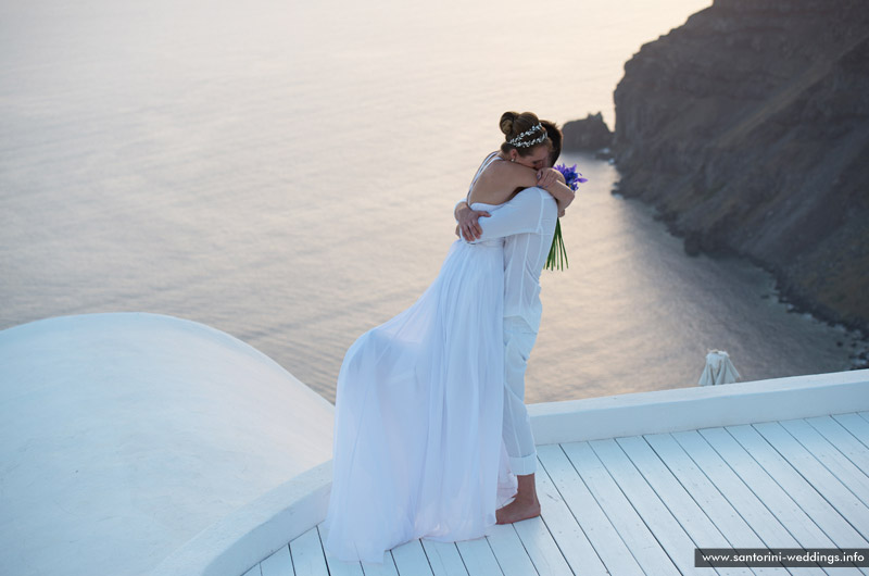 Santorini Weddings / Cliffside Suites